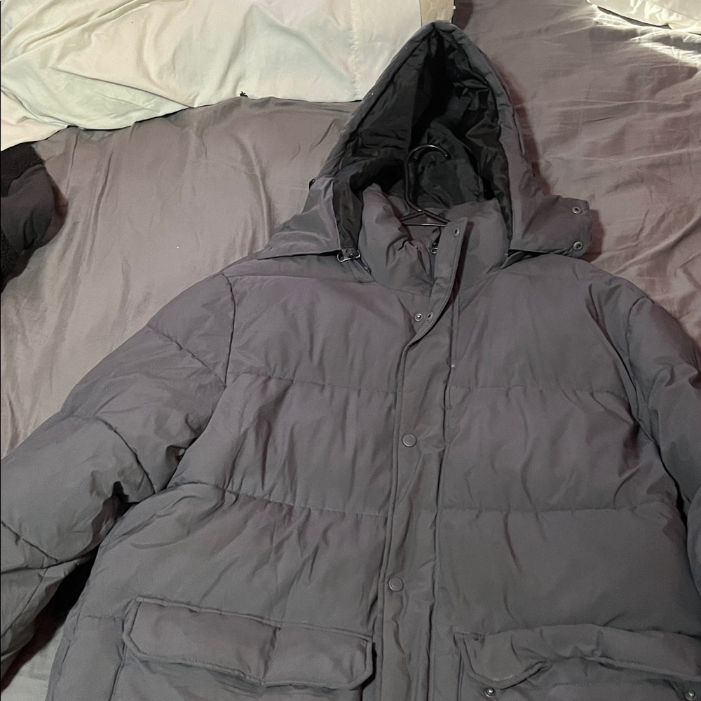 Swiss Tech Gray Hooded Jacket - image 1